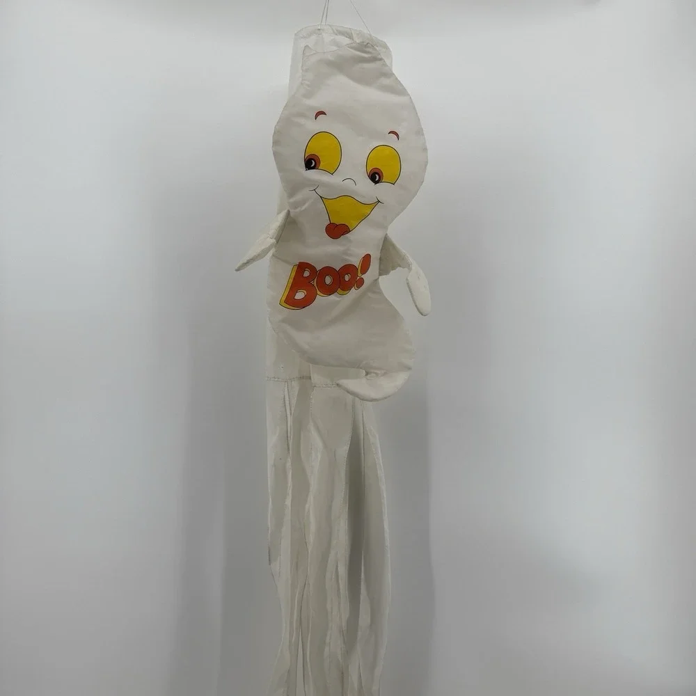 Vintage Halloween Ghost Boo Windsock Outdoor Yard Decoration - Picture 2 of 4